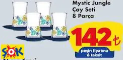 MYSTİC JUNGLE ÇAY SETİ 8 PARÇA